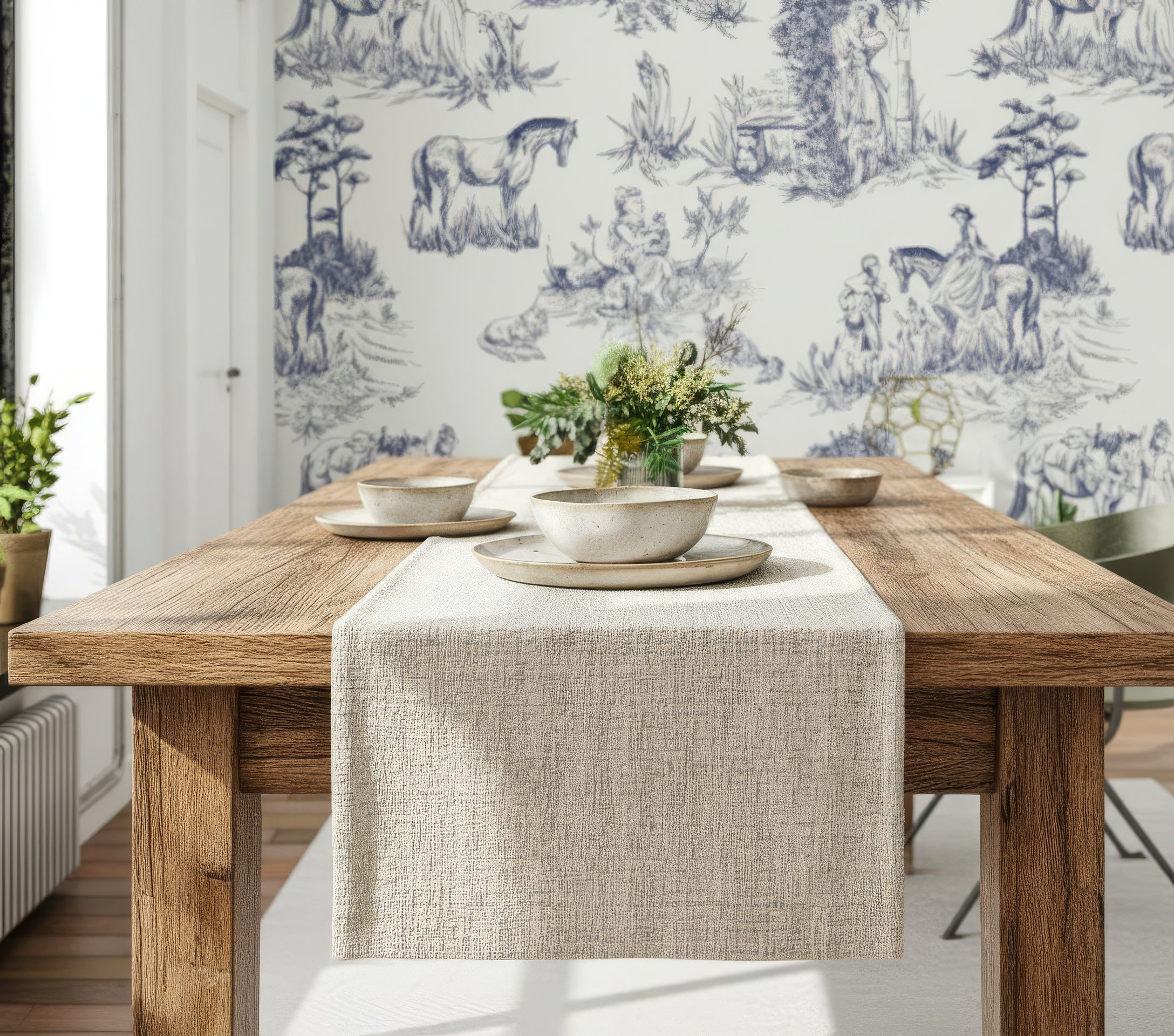 Vintage Countryside Wallpaper Peel and Stick Removable Wall Decor